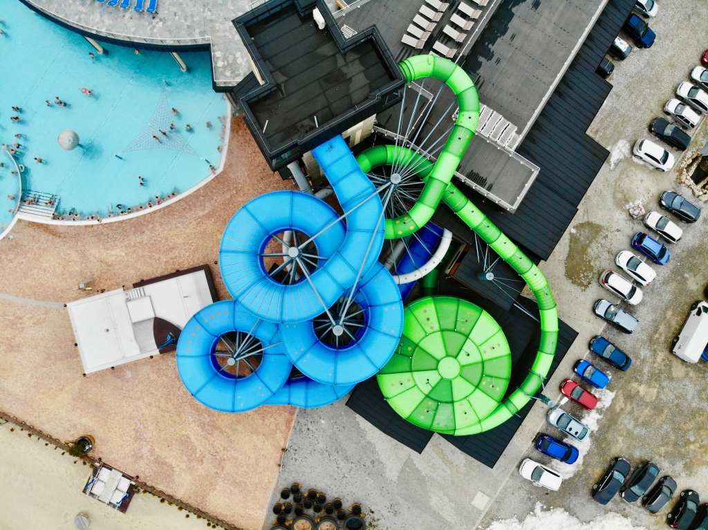 Zjeżdżalnie wodne w Chochołowskich Termach