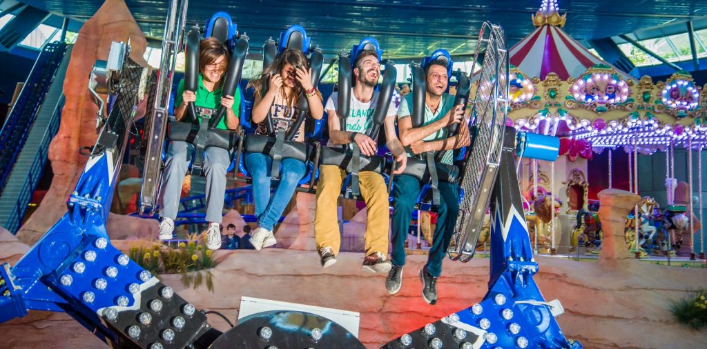 MOI park to dużo, niezajmujących wiele miejsca atrakcji. 