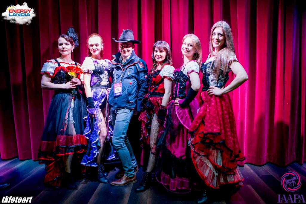 Nico Reynders  z biura IAAPA w swoim żywiole