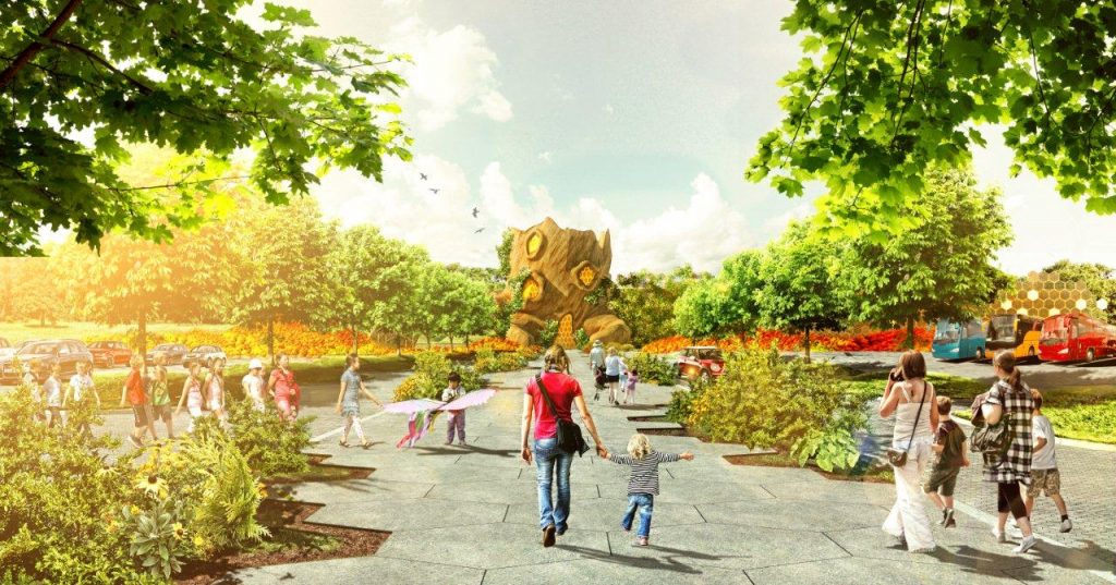 Wielkie drzewo będzie epicką dekoracją na miarę Disneylandu.