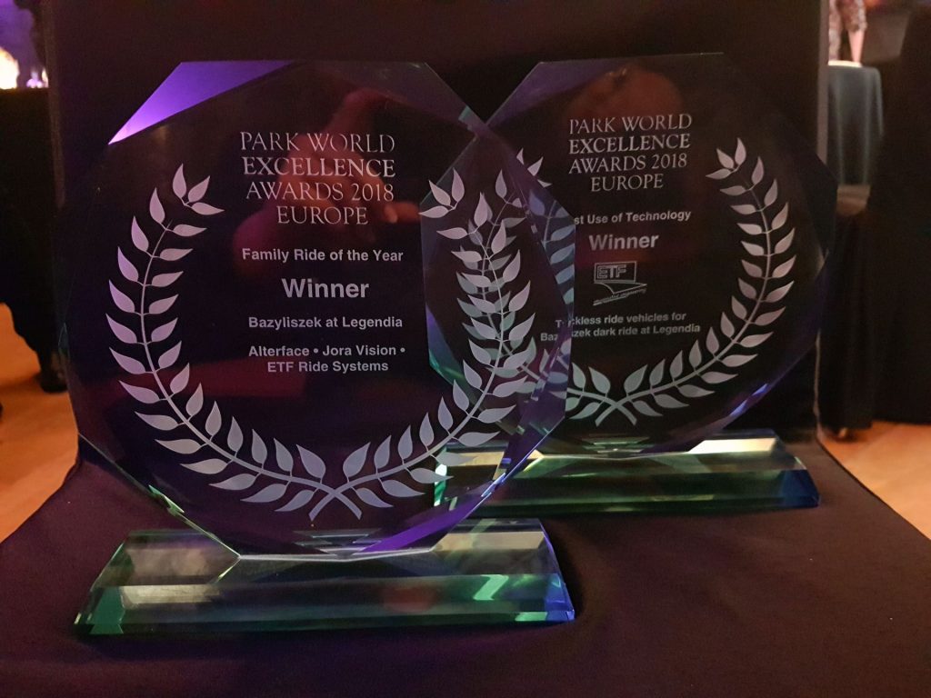 Nagrody "Park World Excellence Awards 2018" dla Bazyliszka