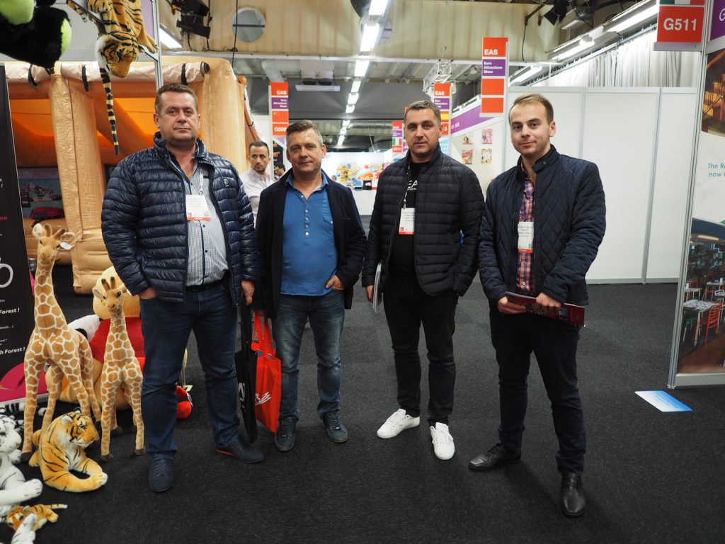 Cezary Borowiak - lunapark Borowiak, Marek Zieliński - lunapark Krasnal, Jacek Tomaszewski - lunapark Europa i Amadeusz Wójcik - ViV przyłapani na targach;)