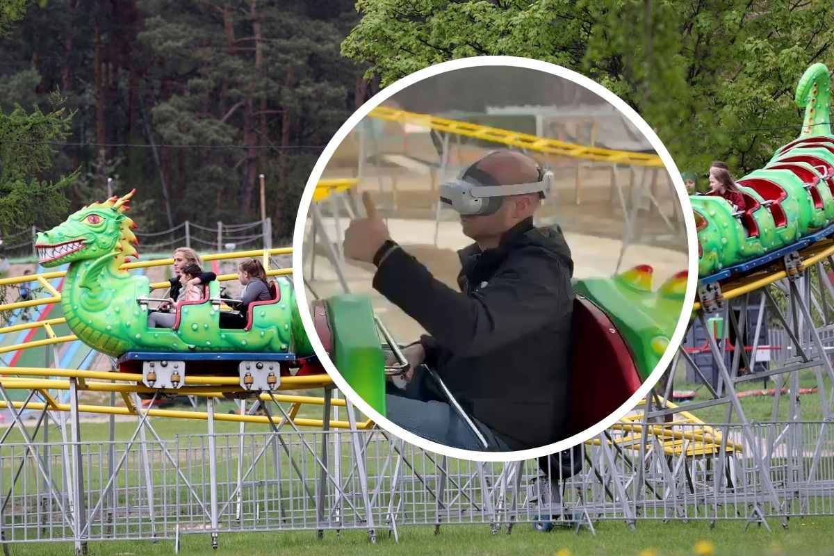 Julinek Park ma nową atrakcję. Rollercoaster z VR już wkrótce