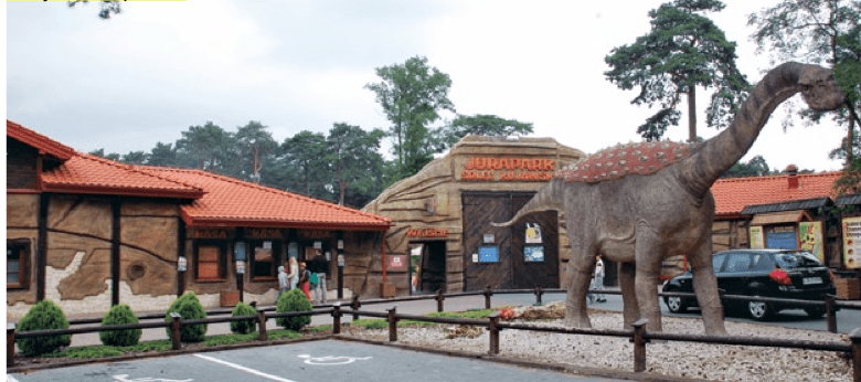 Wejście do Juraparku