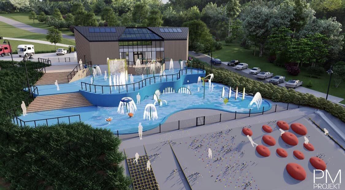 W Krynicy-Zdroju powstaje wodny plac. Otwarcie atrakcji już wiosną