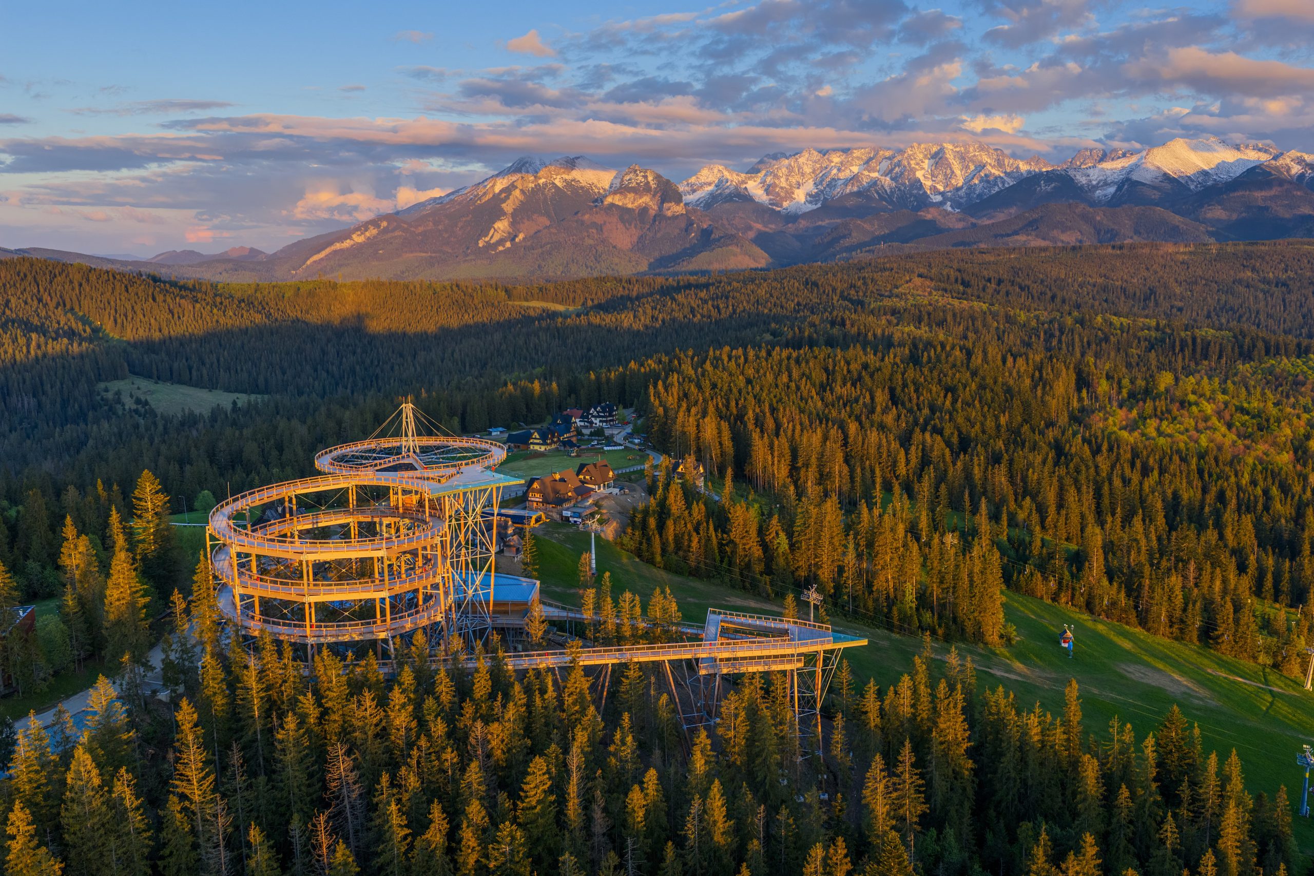Otwarcie Sky Walk Serce Poronina. Ścieżka w chmurach ruszy jeszcze w maju