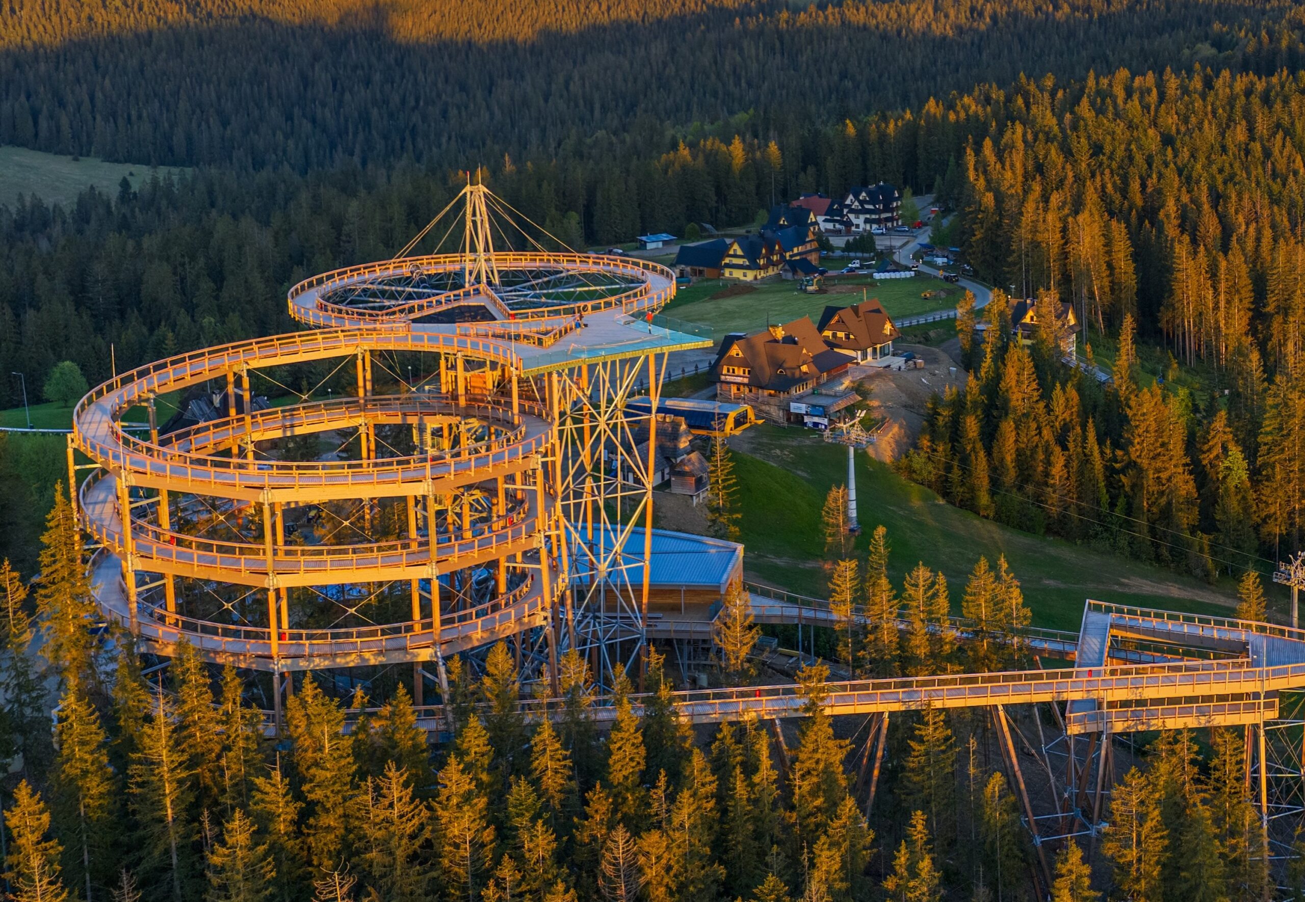 Otwarcie Sky Walk Serce Poronina. Ścieżka w chmurach ruszy jeszcze w maju